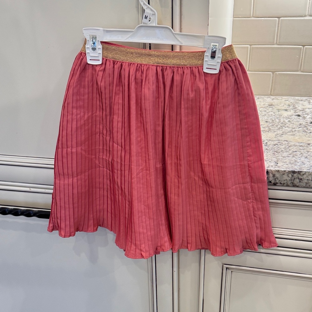Pleated Pink Skirt